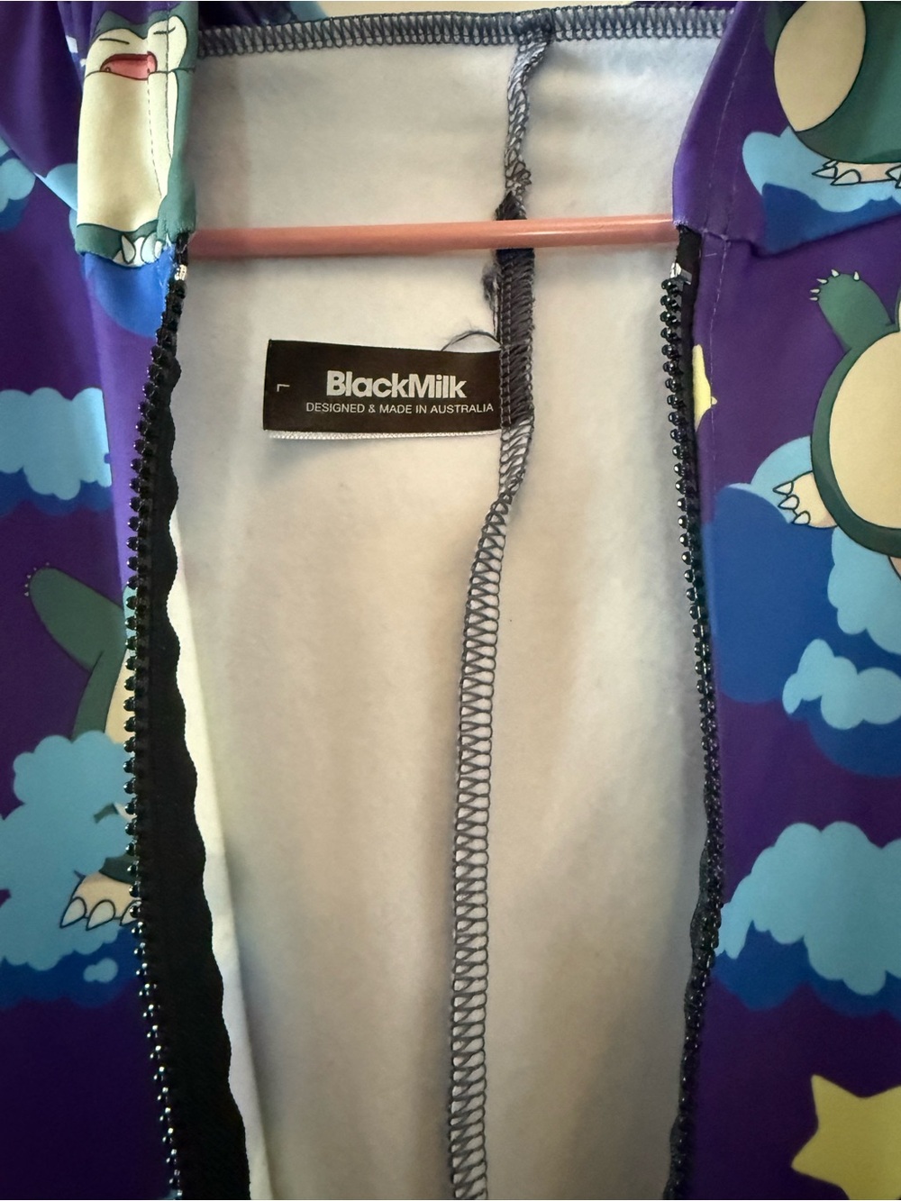 Blackmilk Snorlax Cloud Print Onesie Pajama - Picture 3 of 7
